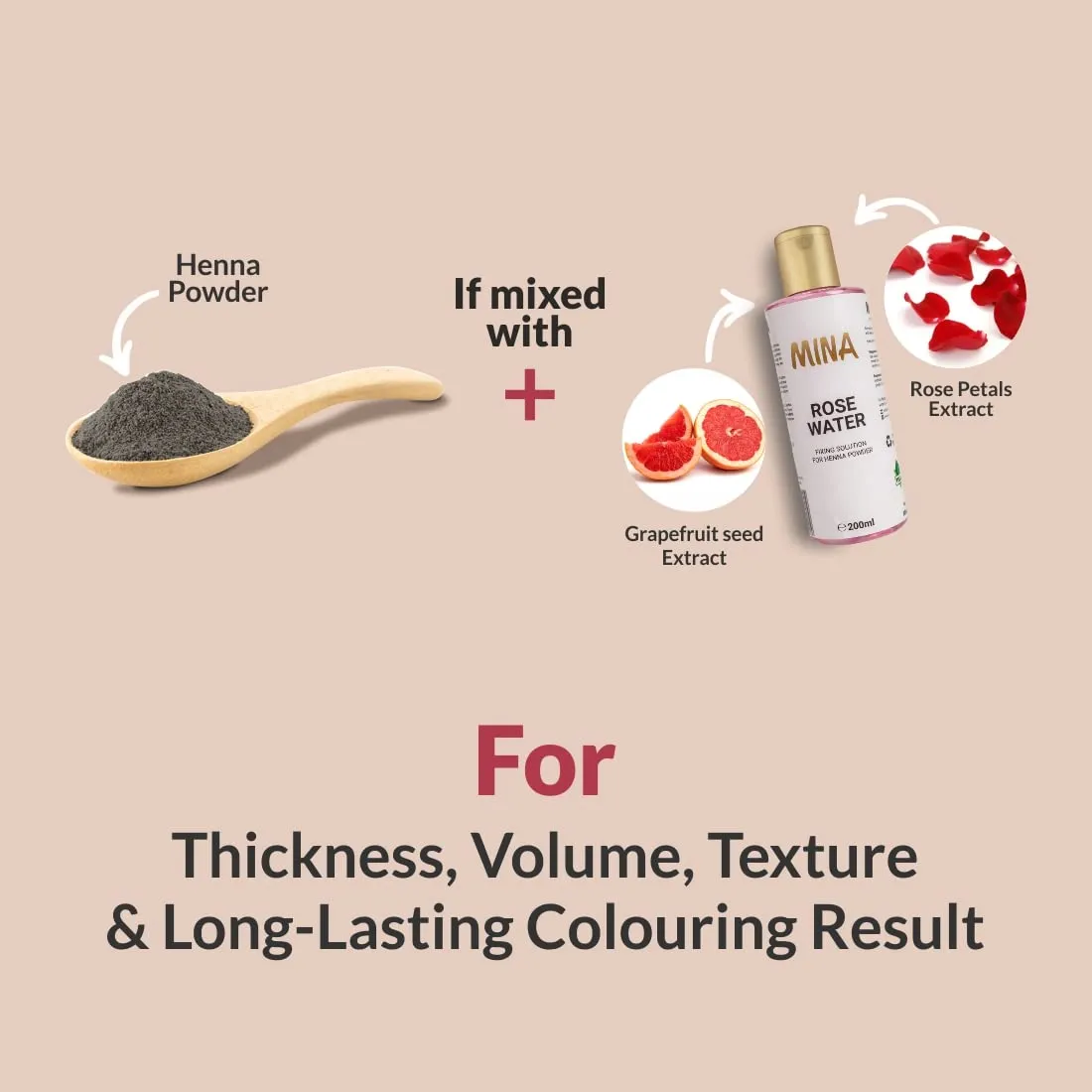 MINA ibrow Henna Medium Brown Tint Set with Nourishing Oil No Ammonia Vegan & Cruelty Free Up to 30 Applications Instant Eyebrow Tint Set with Tattoo Effect