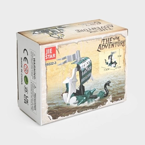 Mini Box Pirate Ship Assembly Blocks Set