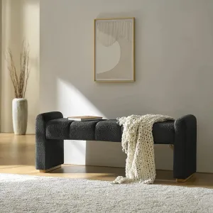 Modern Fabric Upholstered Entryway Bench