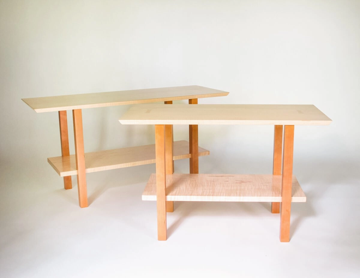 Modern Wood Bench for Entryways- unique benches with shoe storage
