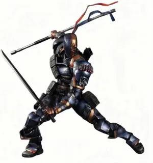 Movable Articulated DC Deathstroke Heroes Arkham Knight, Arkham Knight Origins, Movable Figure Anime Model (Deathstroke)