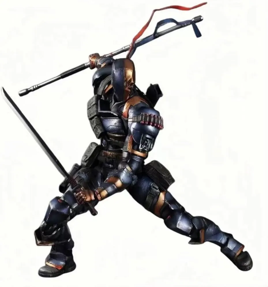 Movable Articulated DC Deathstroke Heroes Arkham Knight, Arkham Knight Origins, Movable Figure Anime Model (Deathstroke)
