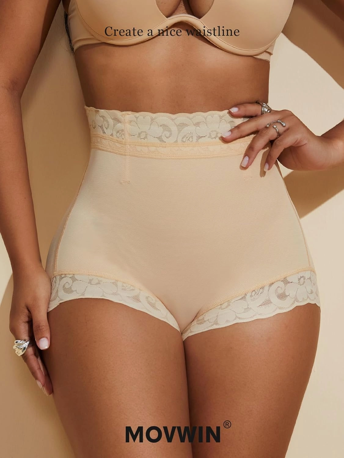 MOVWIN Tummy Control Shapewear Fajas Colombianas Moldeadoras Underwear Curvy Faja Shorts Butt Lifting Panties for Women