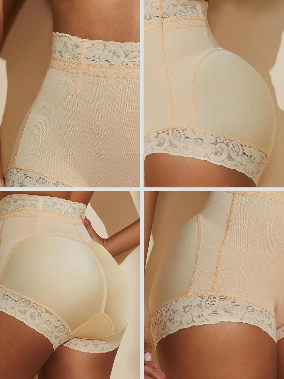 MOVWIN Tummy Control Shapewear Fajas Colombianas Moldeadoras Underwear Curvy Faja Shorts Butt Lifting Panties for Women