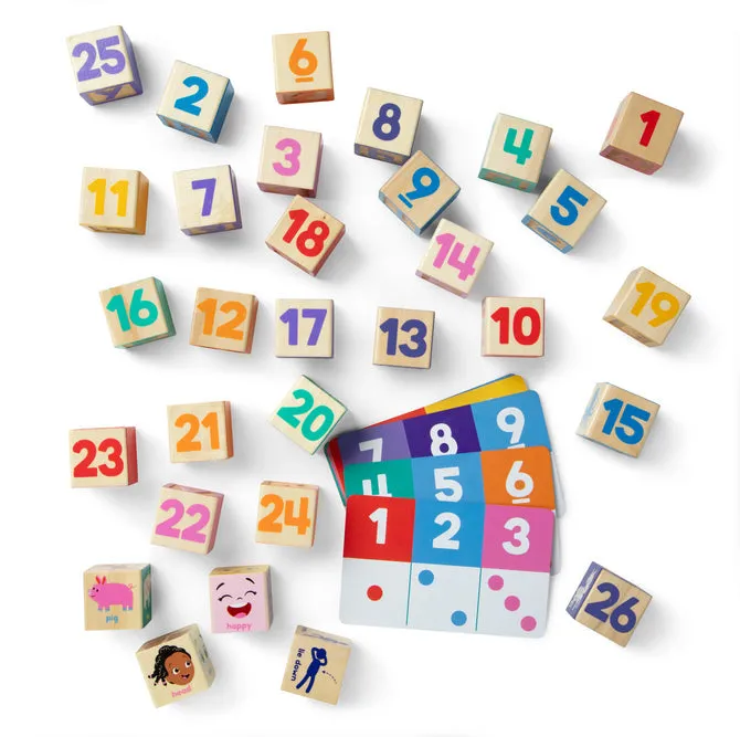 Ms. Rachel - Wooden Blocks and Activity Cards