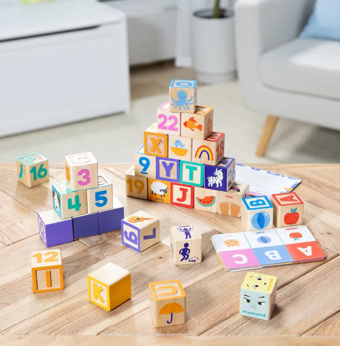 Ms. Rachel - Wooden Blocks and Activity Cards