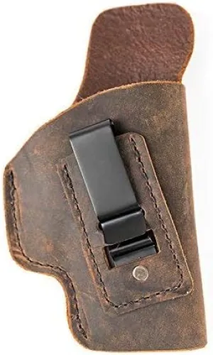 Muddy River Tactical 1911 Style Handguns with 4 inch Barrels (Non-Rail Models) - Soft Sided Leather Inside The Waistband (IWB) Concealed Carry Holster