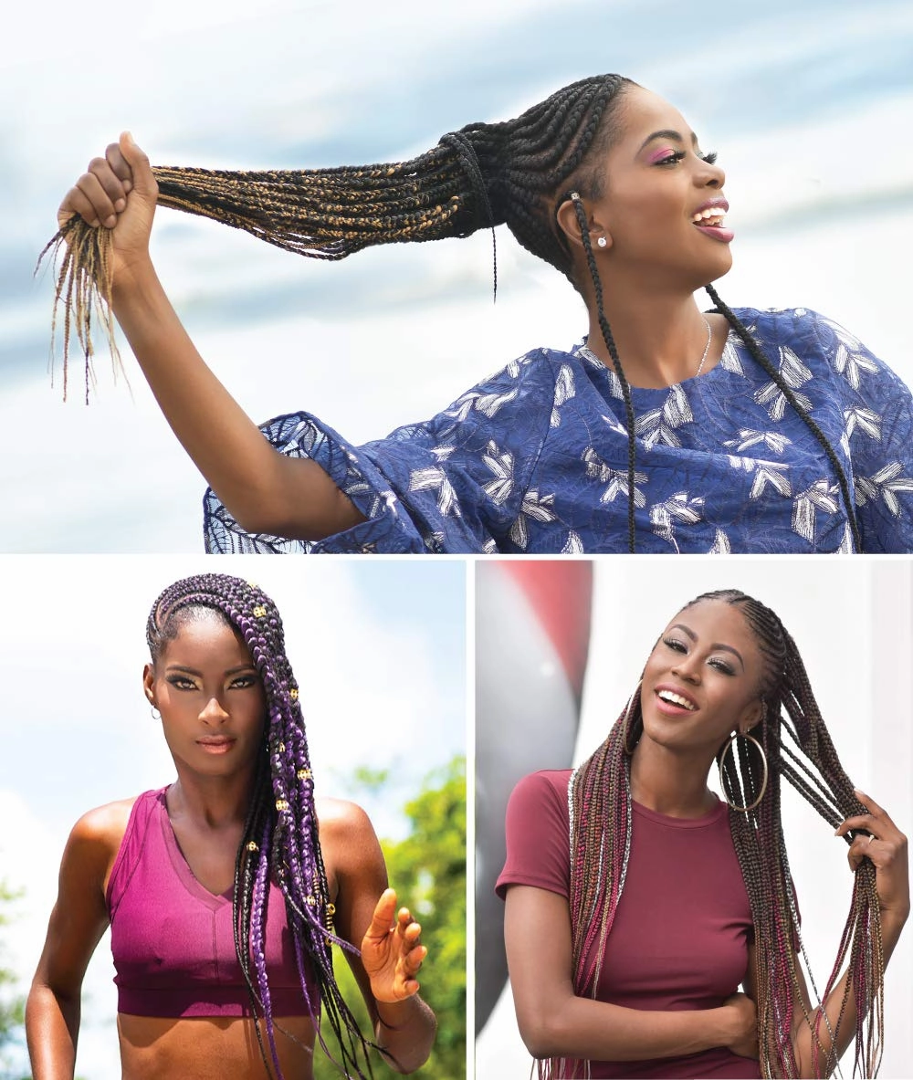 Multi Pack Deals! Pre-stretched X-Pression 3X Ghana Braids 50" 100% Kanekalon Easy to Braid Itch Free (5-PACK, 4) E613XG5-45