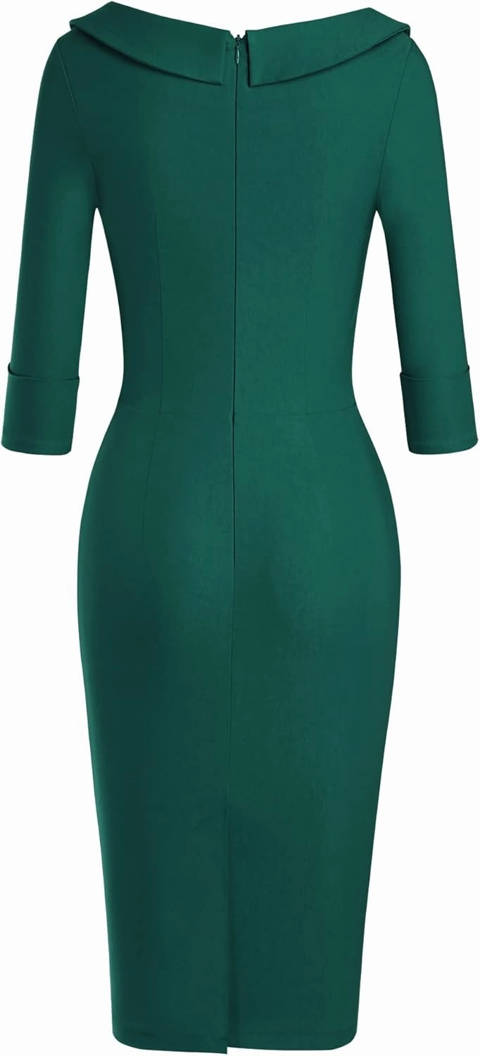MUXXN Women's Classic Vintage Sweetheart Neckline Cocktail Prom Tea Dress