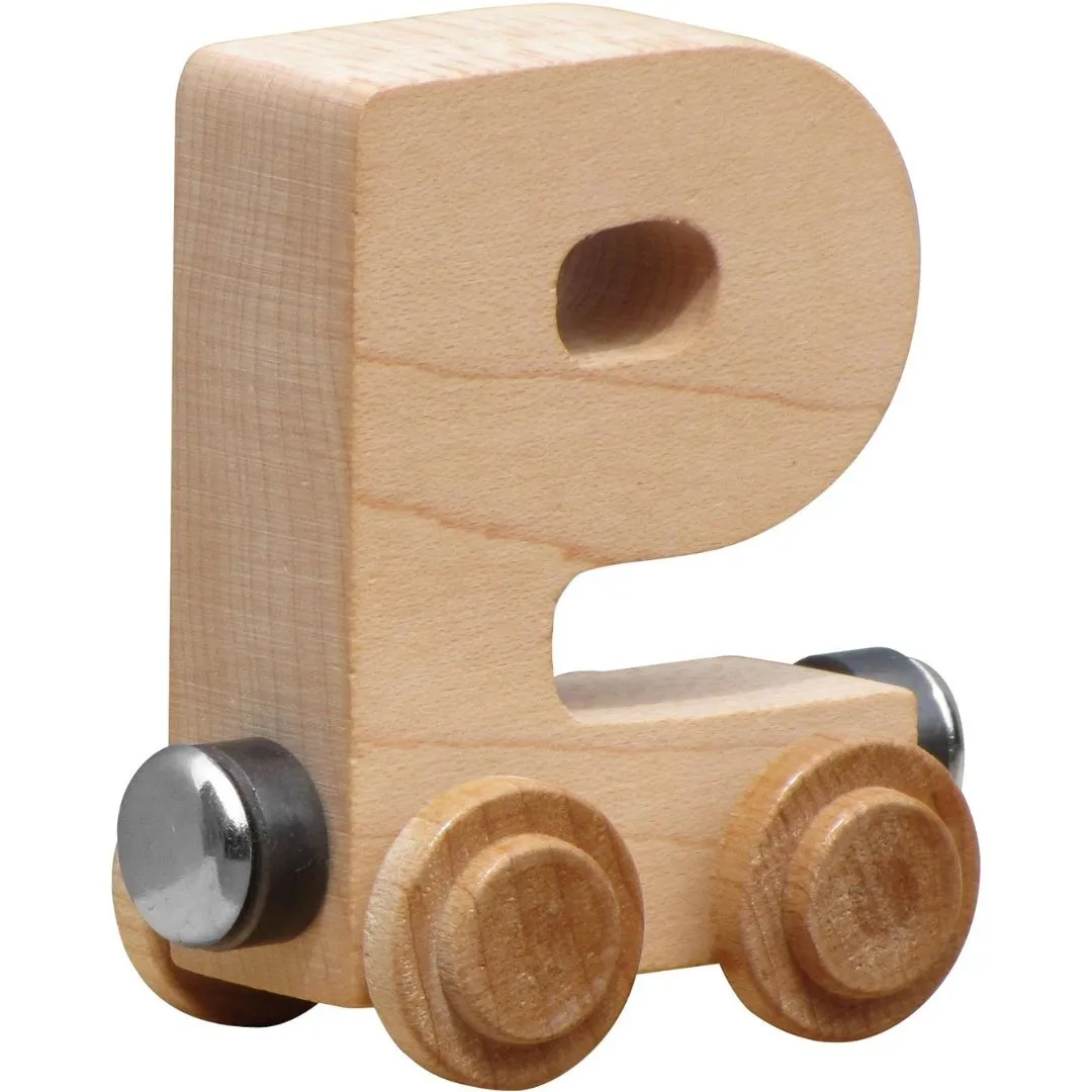 Natural Wooden Name Train Letters