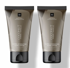 Natural Inspirations Ultra Hydrating Hand Crème 2 Piece Gift Set - Coconut Ambre Vanille