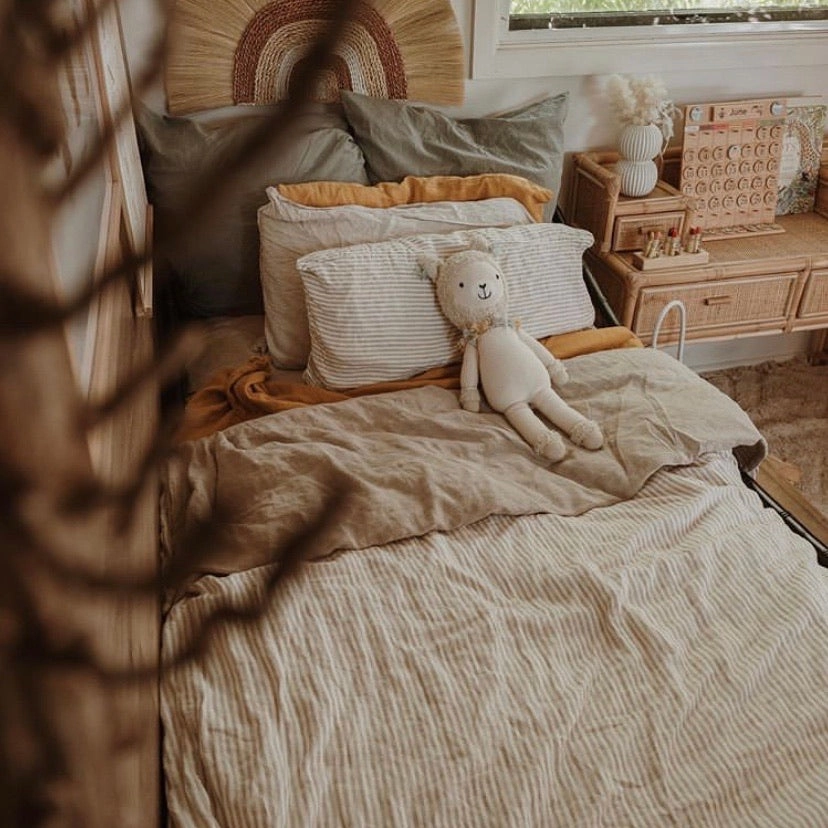 NATURAL STRIPE   NATURAL DUVET SET