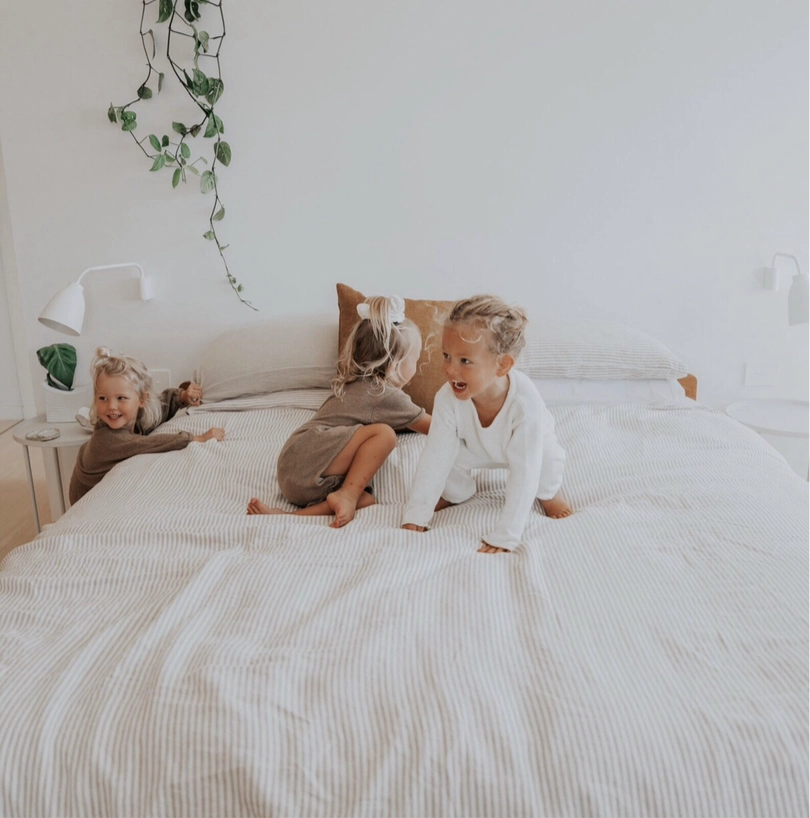 NATURAL STRIPE   NATURAL DUVET SET