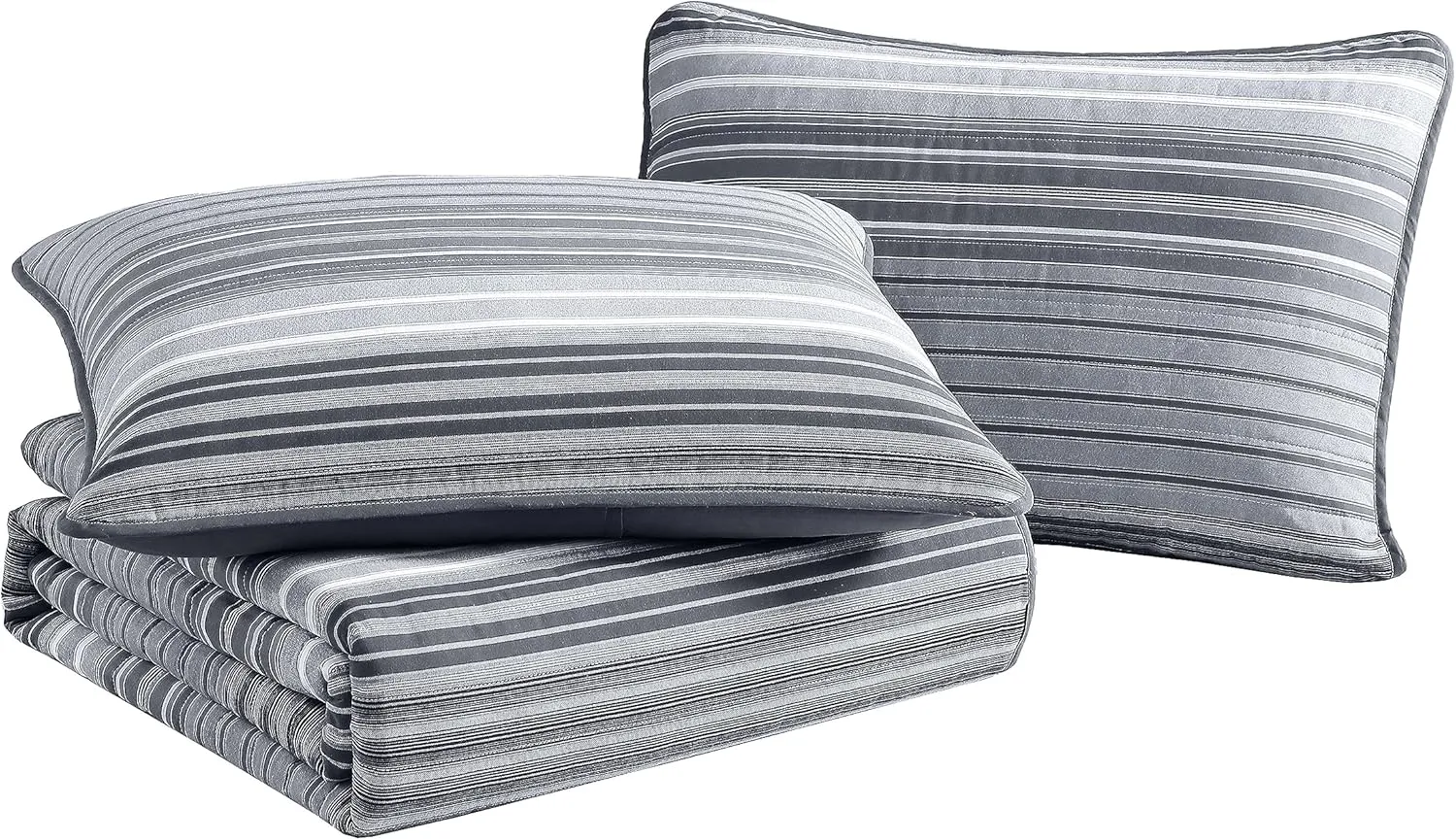 Nautica- King Quilt Set, Cotton Reversible Bedding Set, All Season Designer Home Décor (Coveside Grey, King)