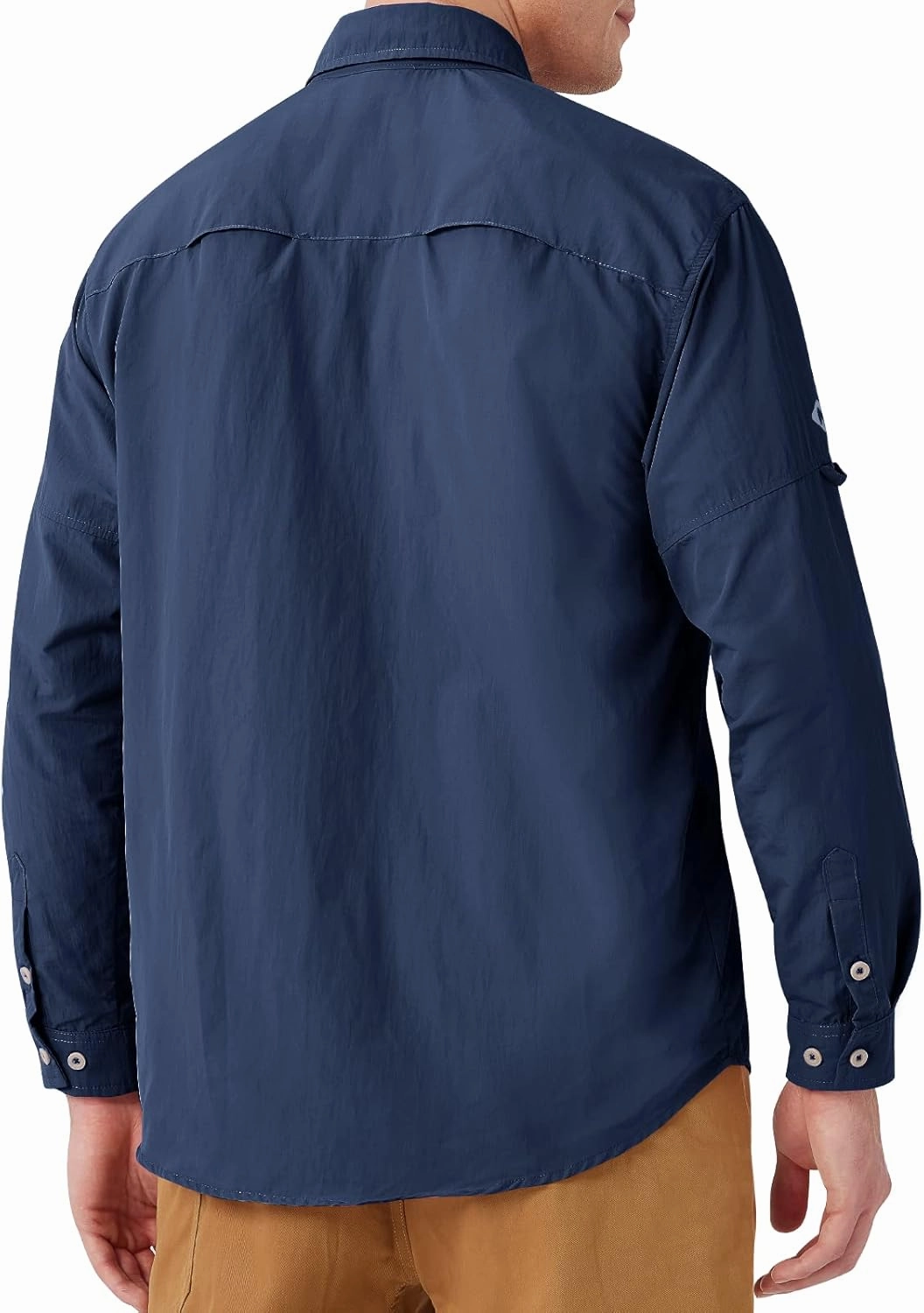 NAVISKIN Men's Sun Protection Fishing Shirts UPF 50  Long Sleeve Sun Shirts for Men PFG Hiking Travel Camping