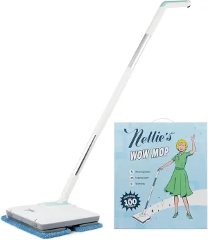 Nellie's Wow Mop- Cordless, Light-Weight and Rechargeable