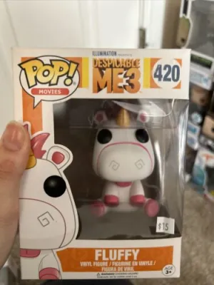NEW Funko Pop! 420 Pop Movies - Despicable Me 3 - Fluffy Vinyl Figure