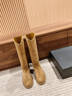 New autumn and winter knight barrel boots