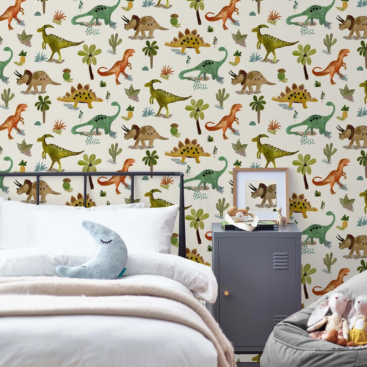 NEXT Prehistoric Dinosaur and Friends Natural Wallpaper