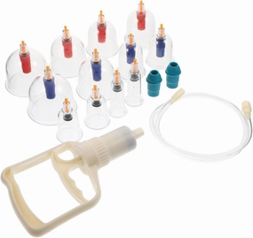 NOLITOY 1 Set Vacuum Cupping Jar Home Cupping Chinese Cupping Therapy Tool for Body Made of Safe and Smooth Edges for Shoulder Back Leg