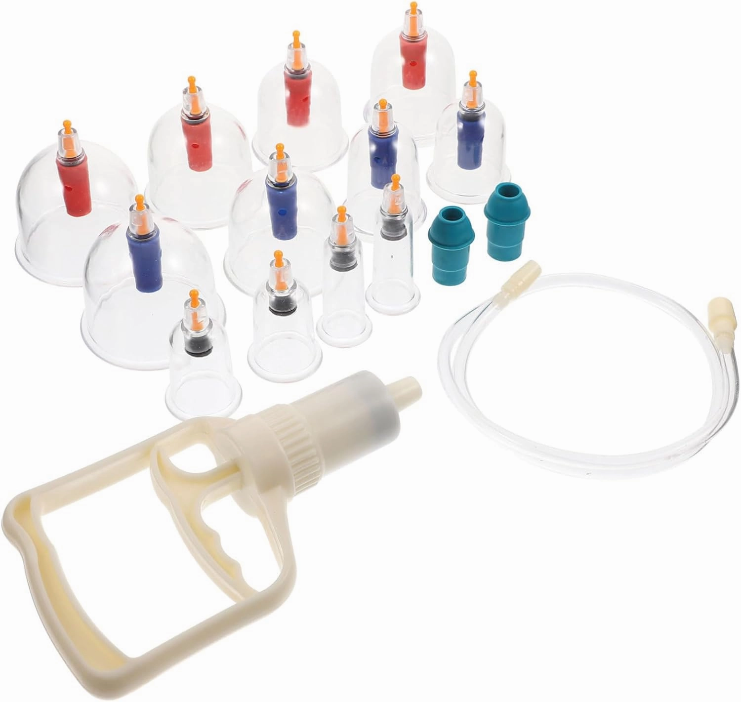 NOLITOY 1 Set Vacuum Cupping Jar Home Cupping Chinese Cupping Therapy Tool for Body Made of Safe and Smooth Edges for Shoulder Back Leg