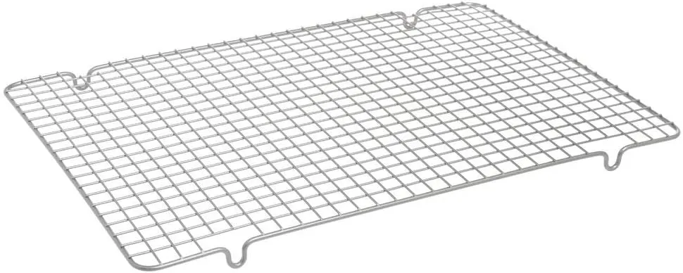 Nordic Ware 43343 Oven Safe Nonstick Baking & Cooling Grid (1/2 Sheet), One Size, Steel