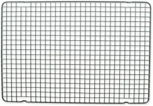 Nordic Ware 43343 Oven Safe Nonstick Baking & Cooling Grid (1/2 Sheet), One Size, Steel