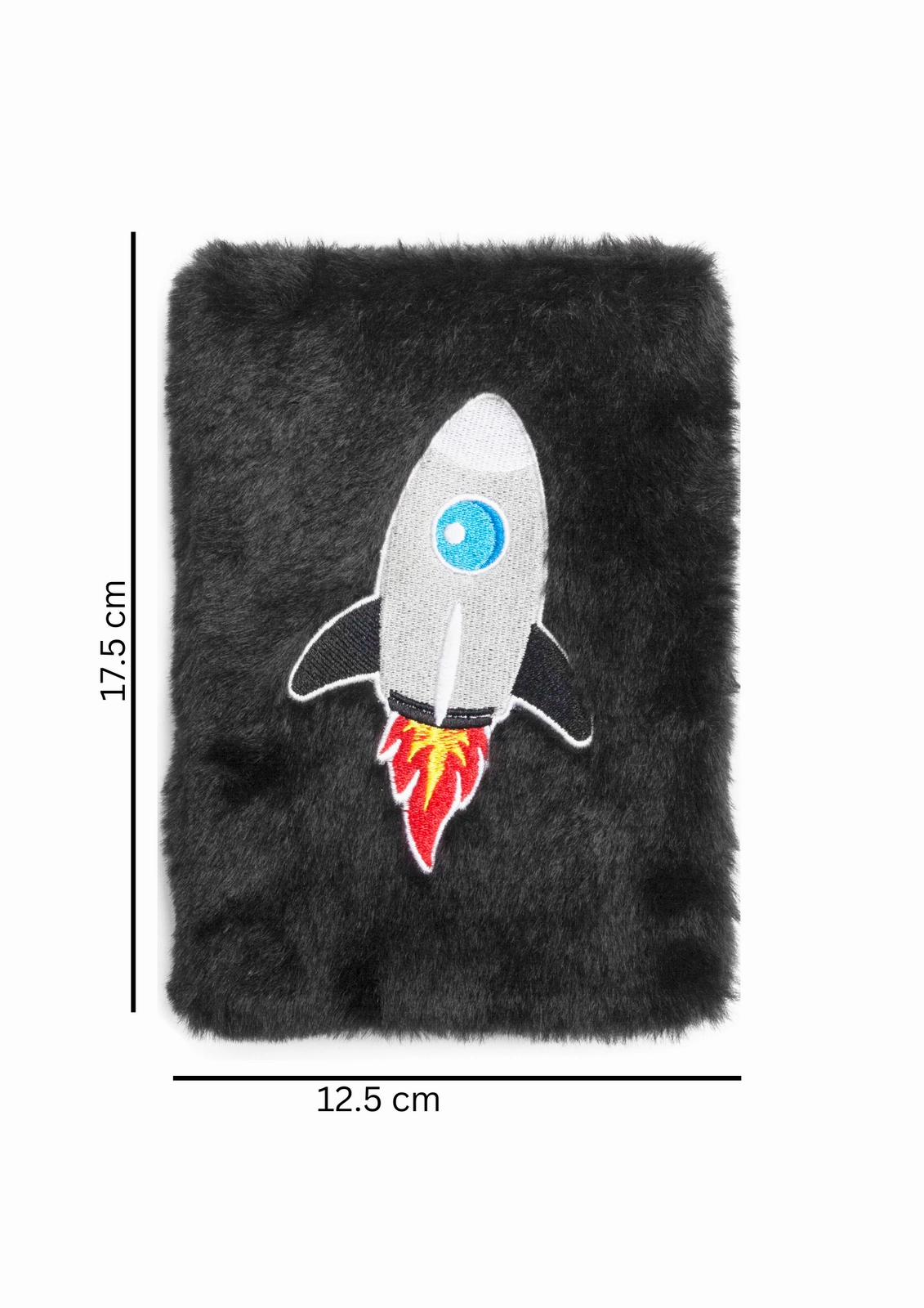 Note Pad And Fluffy Pen Set - Rocket Ship
