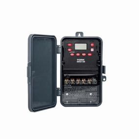 NSI EWZ120 Series EWZ Tork Multipurpose Control Astronomic 7 Day Time Switch, 120-277 VAC Input Supply, 1 Channel, SPDT Output Dry Contact, #8 - #16 AWG