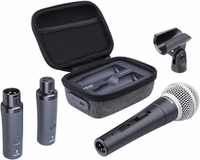 NUX B-3RC Microphone Wireless System with Charging Case, Microphone Bundle, 2.4GHz 24-bit/44.1kHz Audio Quality,
