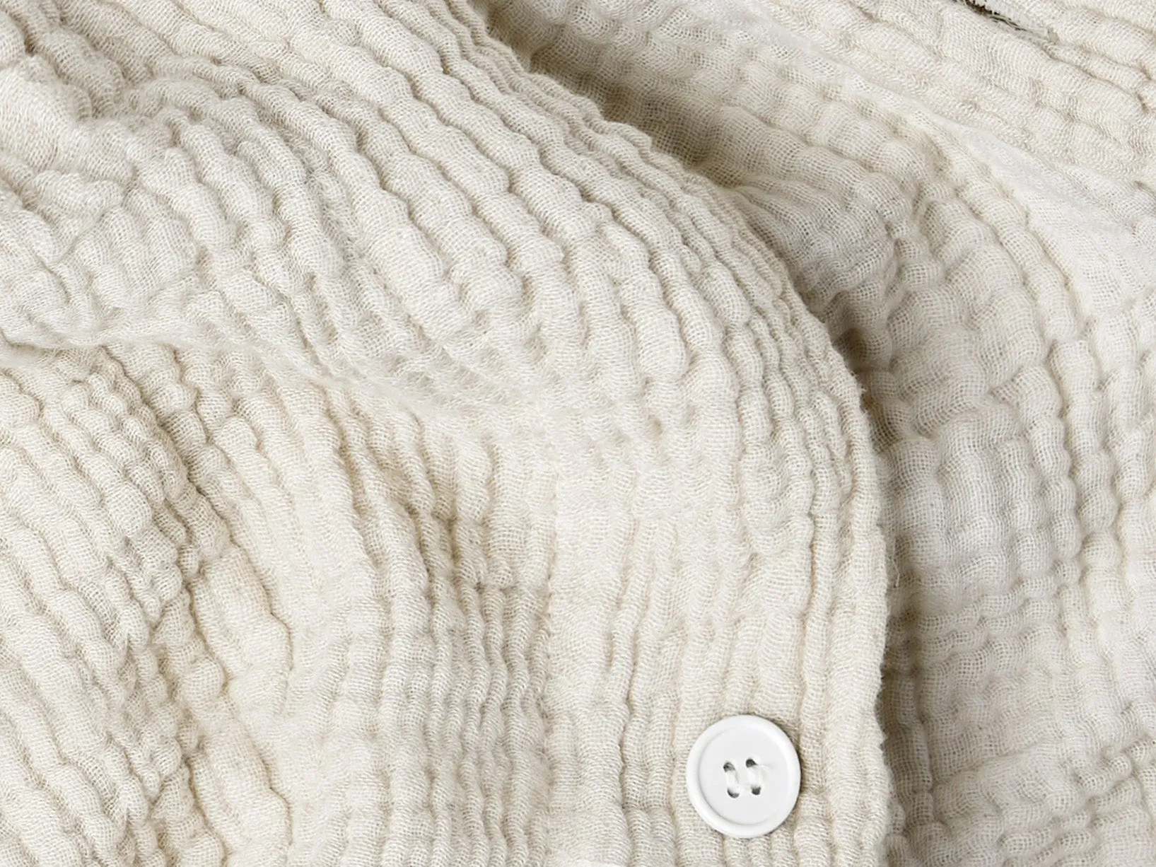 Organic Cloud Cotton Duvet Cover Set (Ivory)