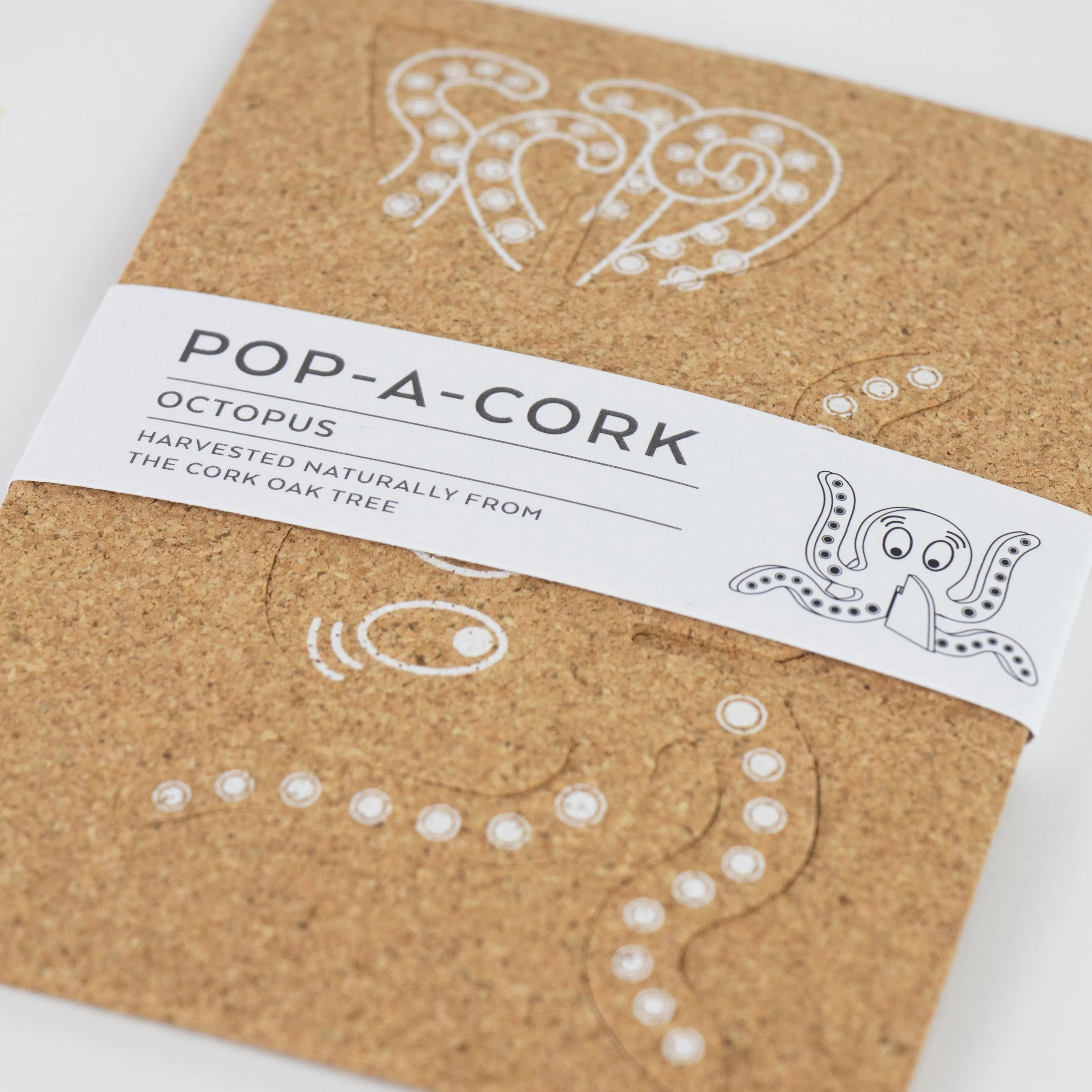 Organic Cork Decoration Pop-A-Cork | Octopus