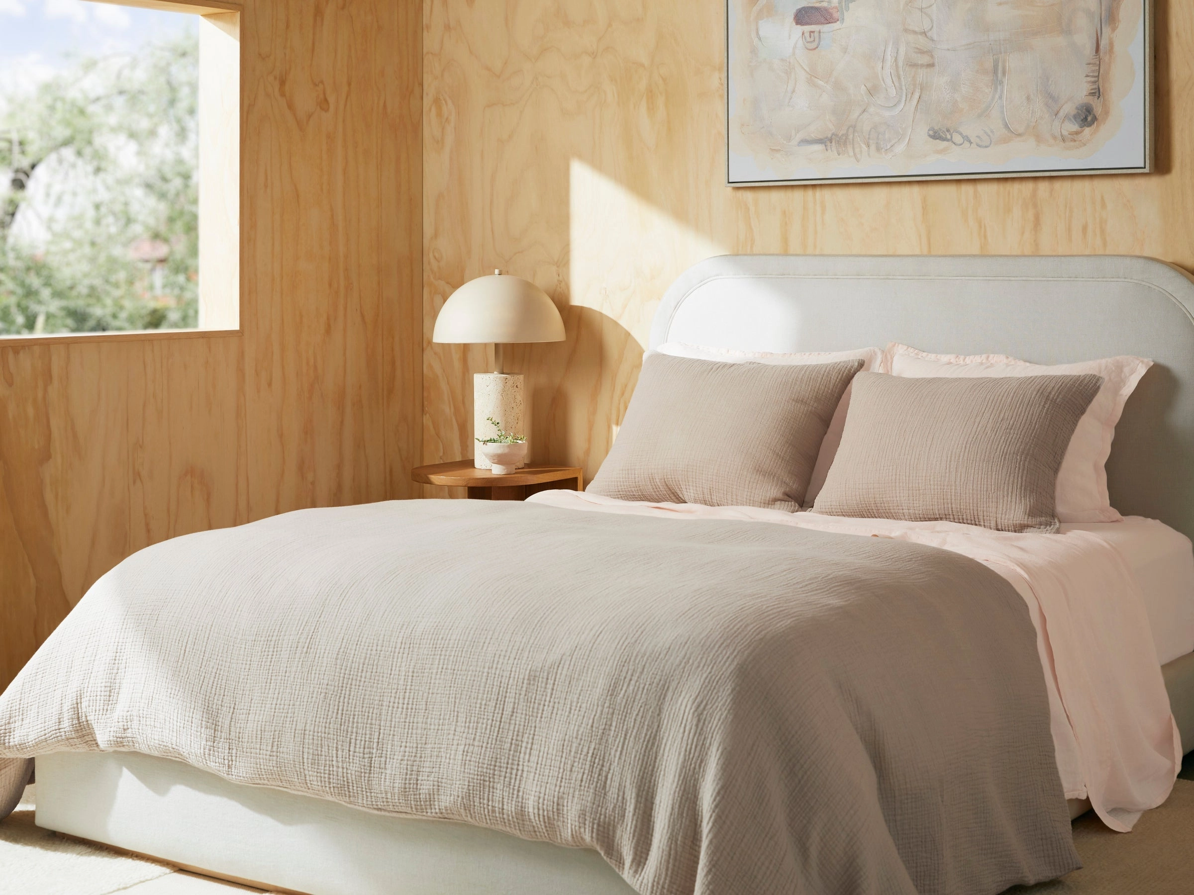 Organic Cloud Cotton Duvet Cover Set (Natural)