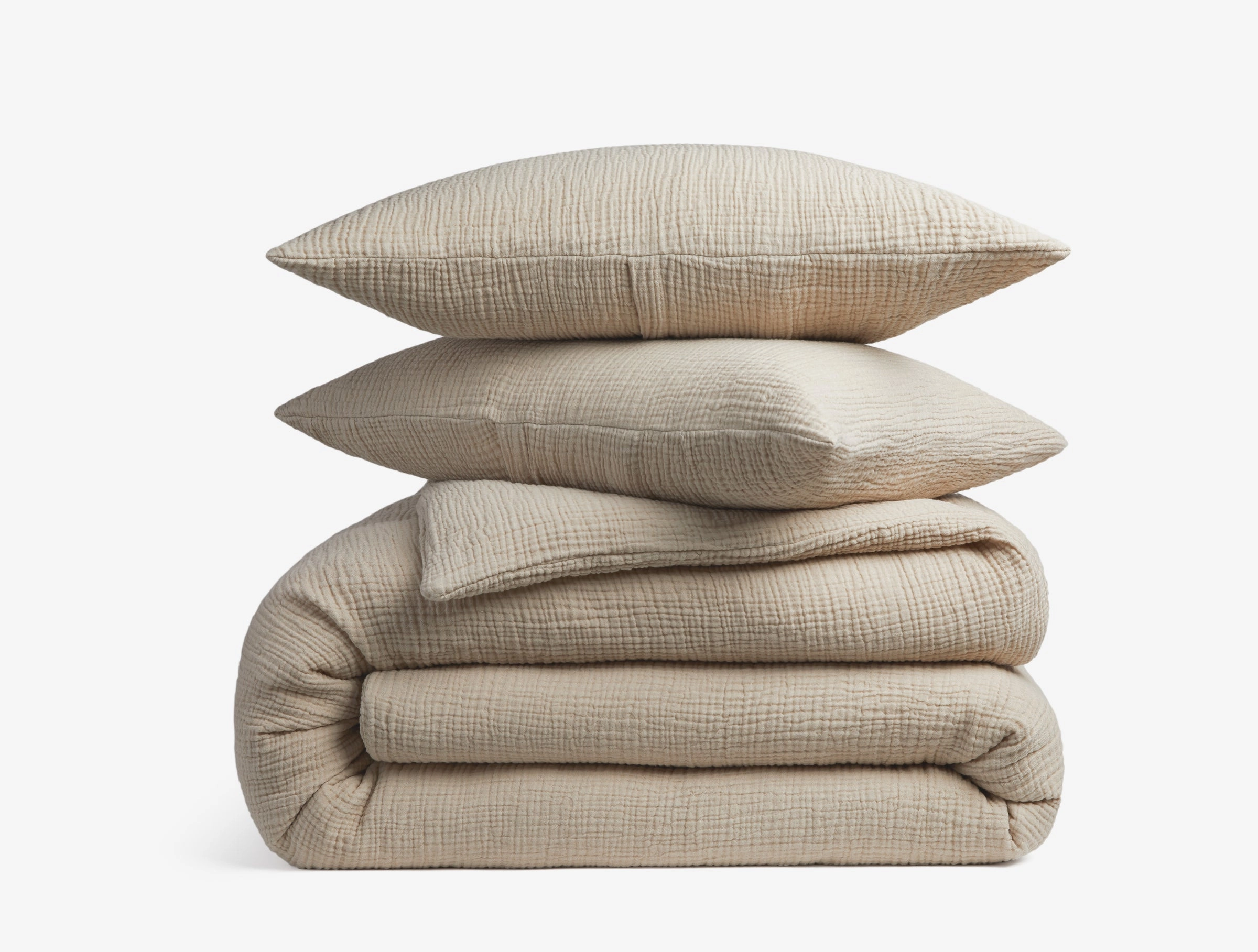 Organic Cloud Cotton Duvet Cover Set (Natural)