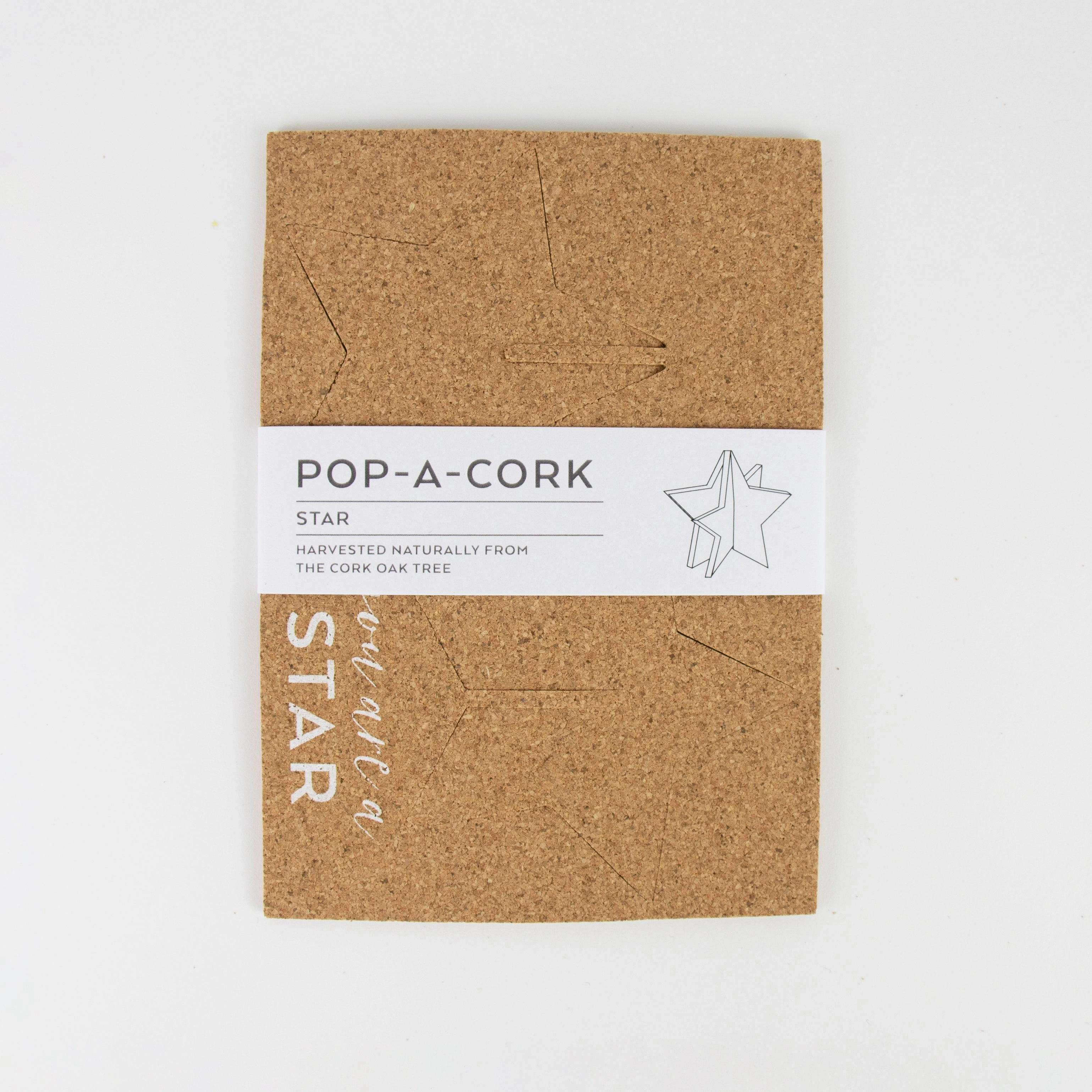 Organic Cork Decoration Pop-A-Cork | Star