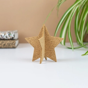 Organic Cork Decoration Pop-A-Cork | Star
