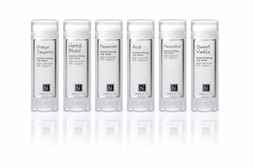 Organic Lip Balm Set – 6 Pack – Orange Tangerine, Herbal Blend, Peppermint, Acai, Passionfruit, Sweet Vanilla (Complete Collection) – Natural, Hydrating, Vegan & Petroleum-Free – 0.15 oz Each