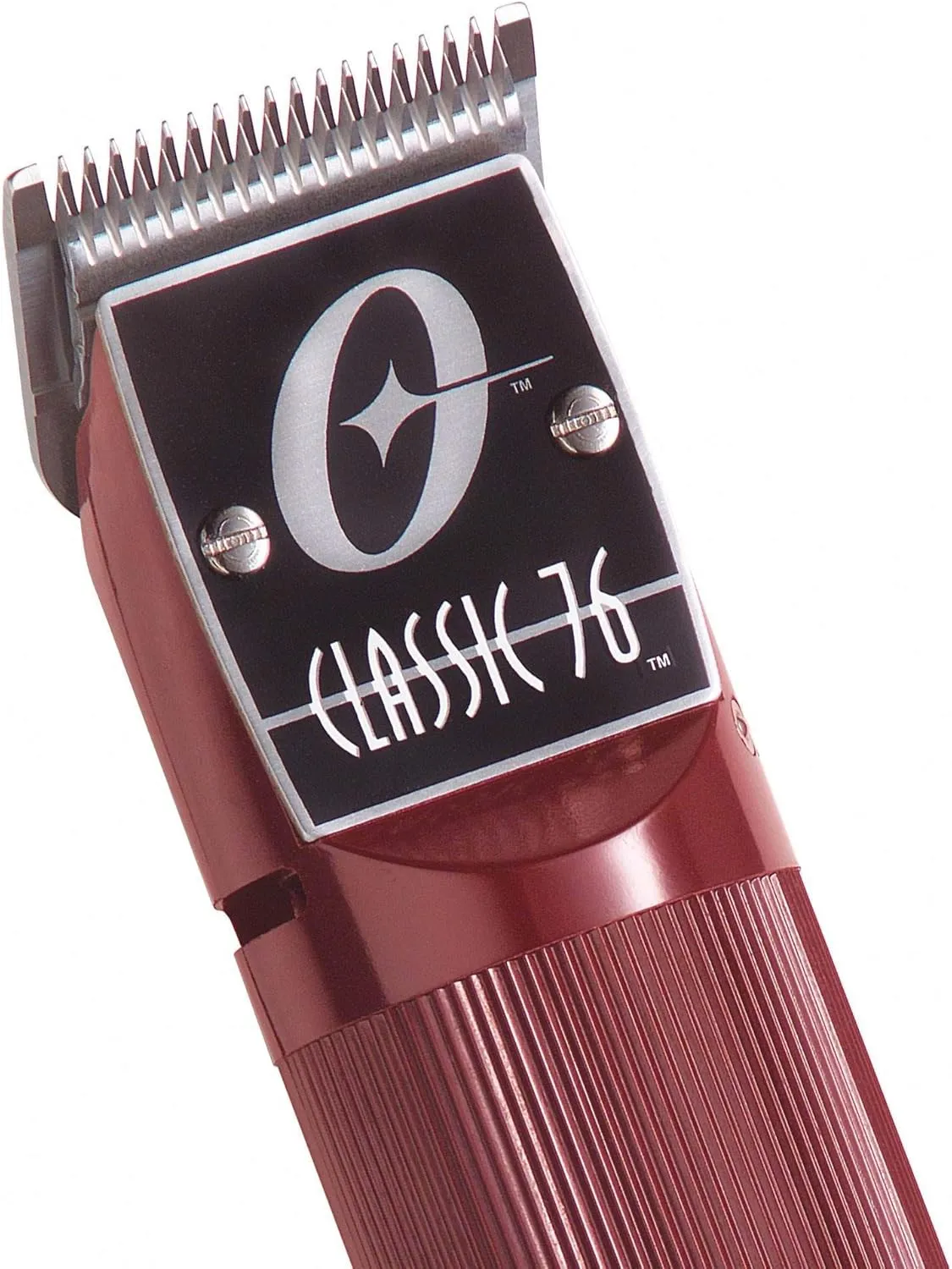 Oster Professional Hair Clippers, Classic 76 for Barbers and Hair Cutting with Detachable Blade, Burgundy