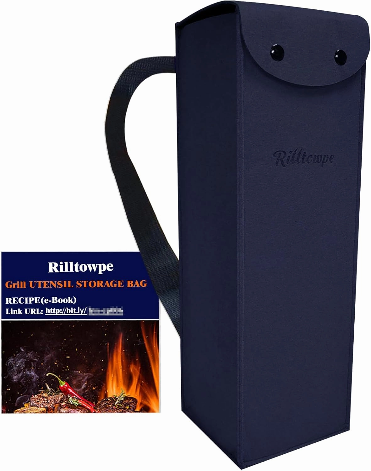Outdoor BBQ Tool Organizer - Camping & Hiking Bag with Multiple Compartments for Tools, Accessories, and Sauces