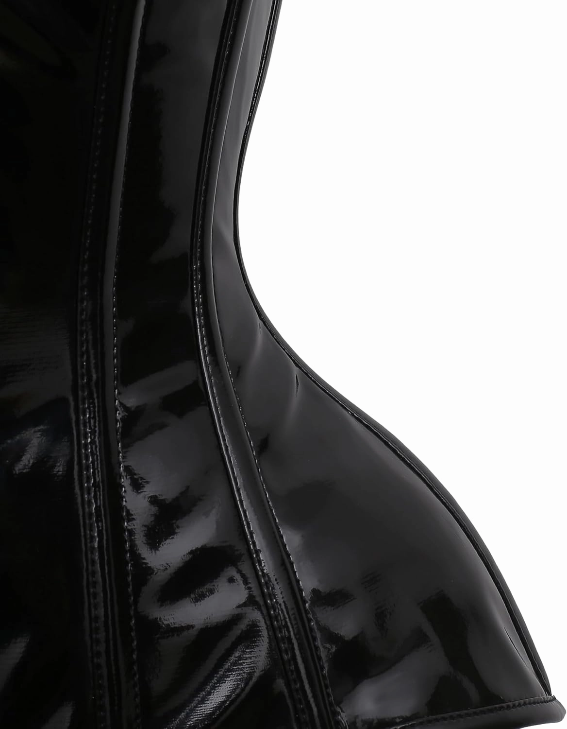 Overbust PVC Corset Steel Boned Corset Waist Training Overbust Corset Goth Style Steampunk Corset PVC Corset