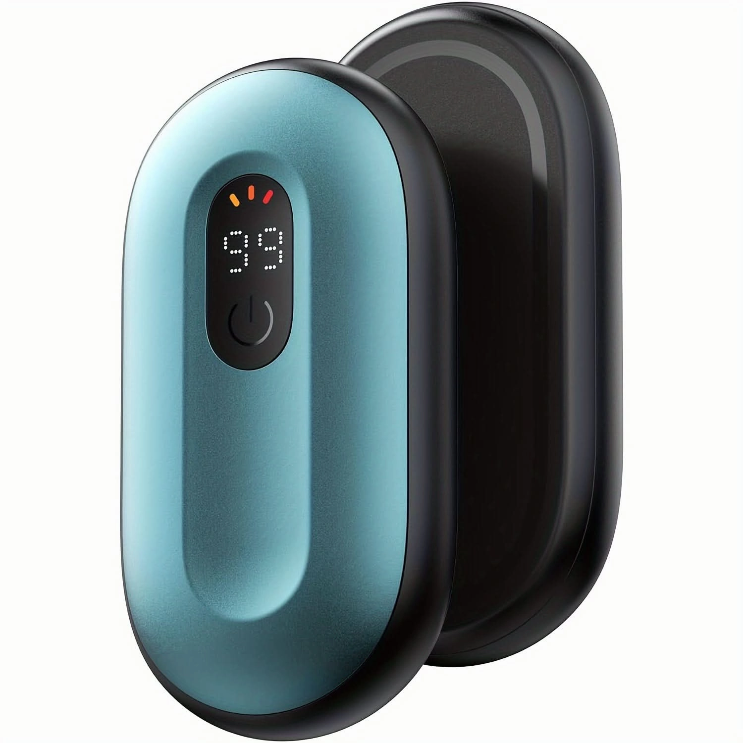 Pack of 2 USB Rechargeable Hand Warmer Set with Digital Display