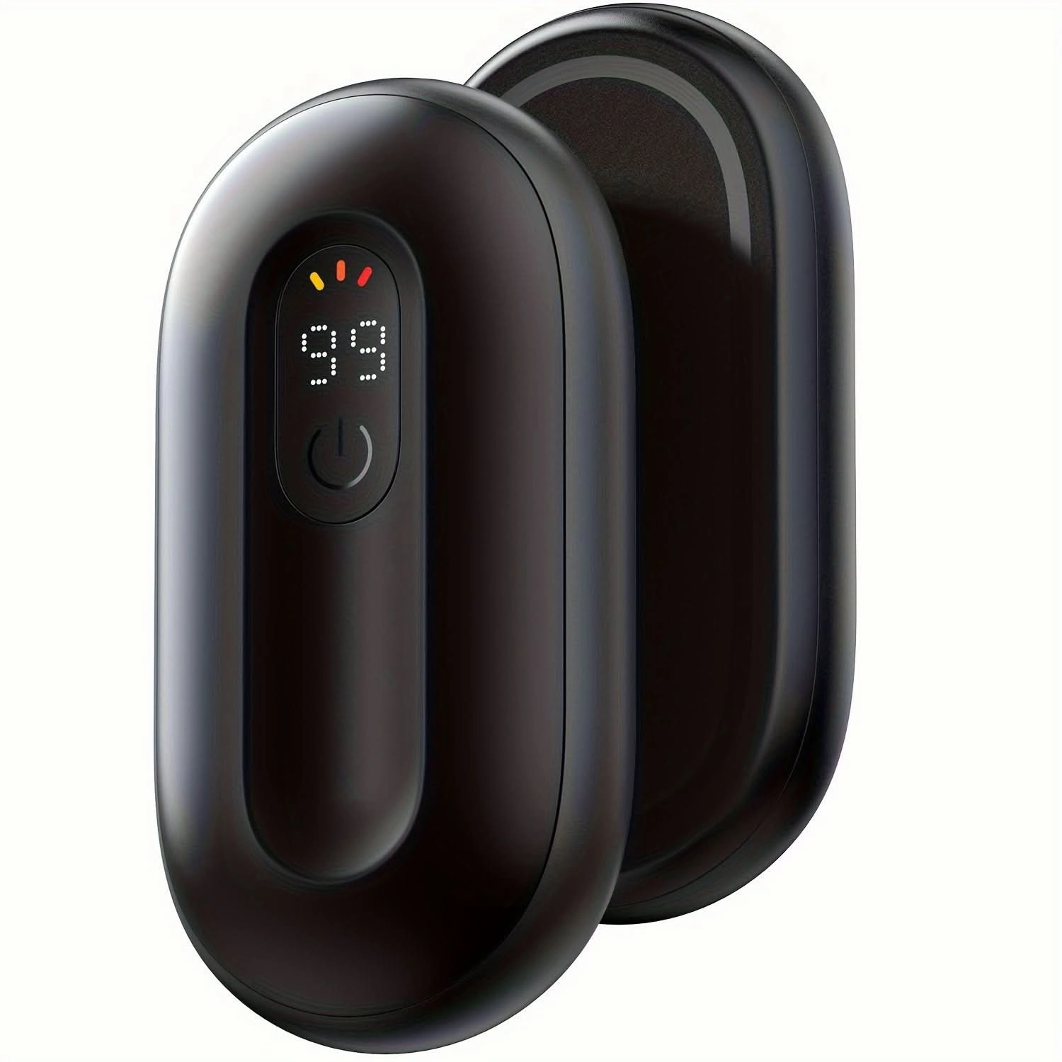 Pack of 2 USB Rechargeable Hand Warmer Set with Digital Display