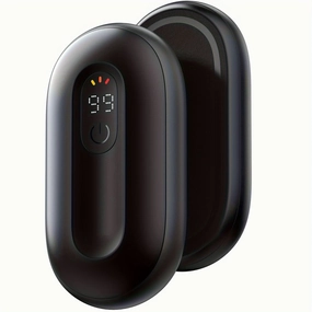 Pack of 2 USB Rechargeable Hand Warmer Set with Digital Display