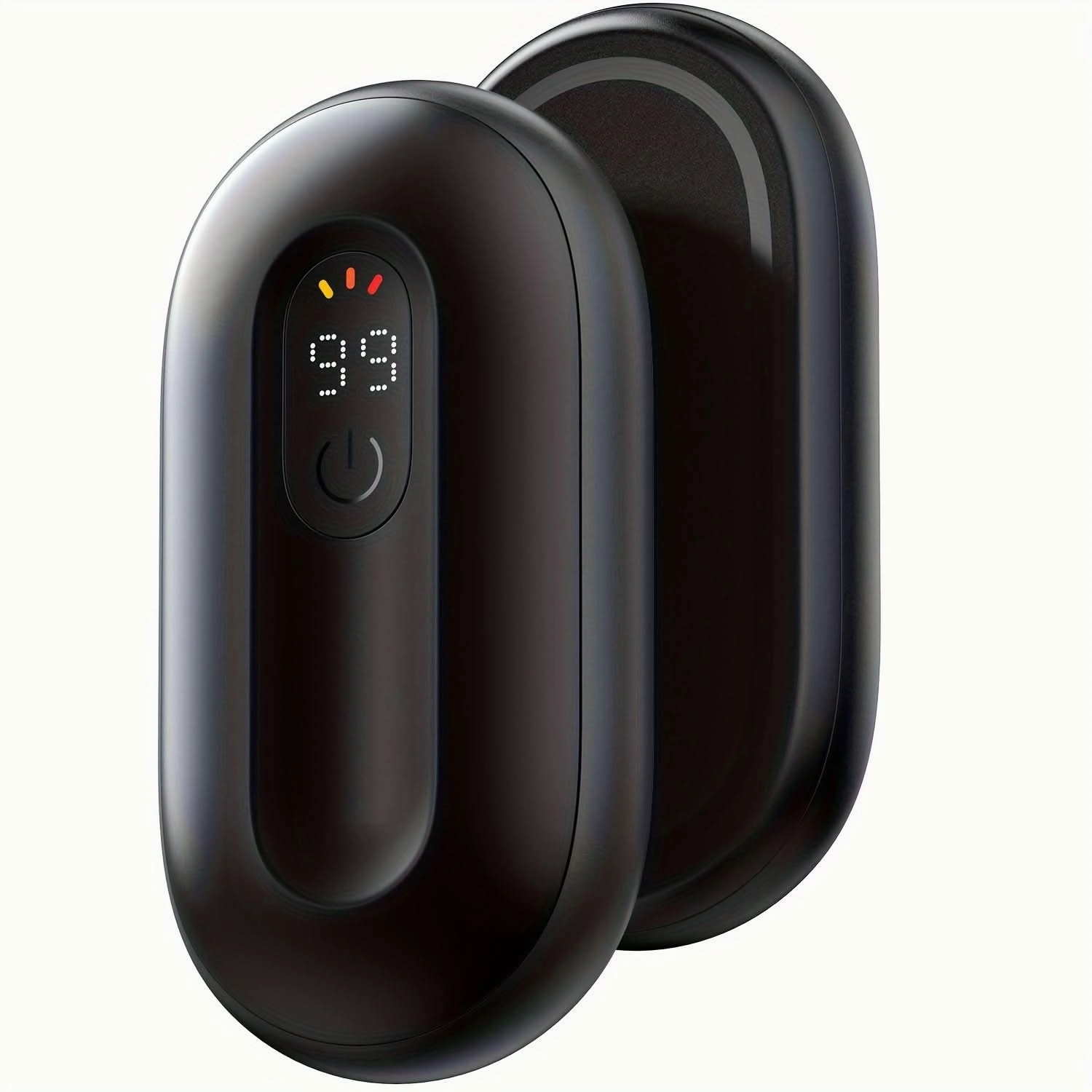 Pack of 2 USB Rechargeable Hand Warmer Set with Digital Display