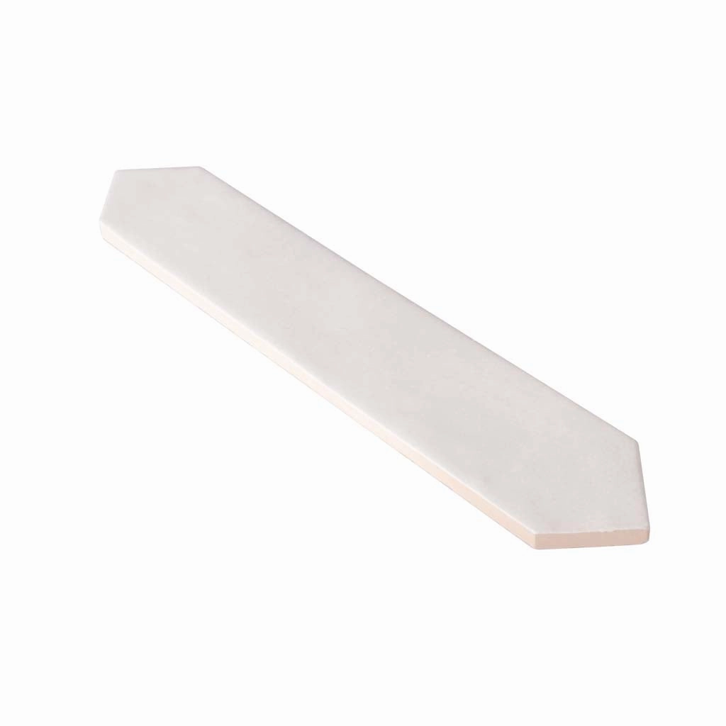 Pearl White 2x10 Glossy Picket Ceramic Tile (23 pack, 2.37 sq ft/case)