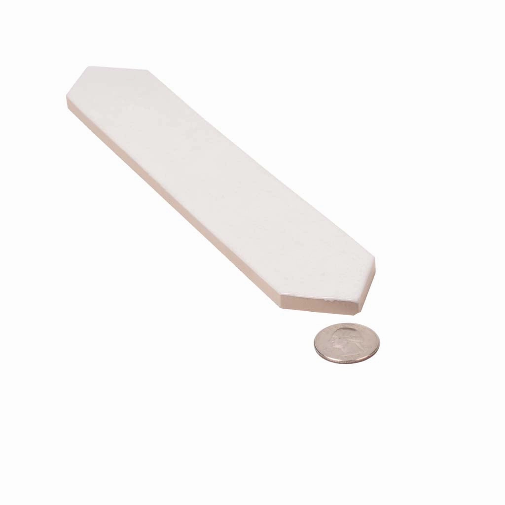 Pearl White 2x10 Glossy Picket Ceramic Tile (23 pack, 2.37 sq ft/case)