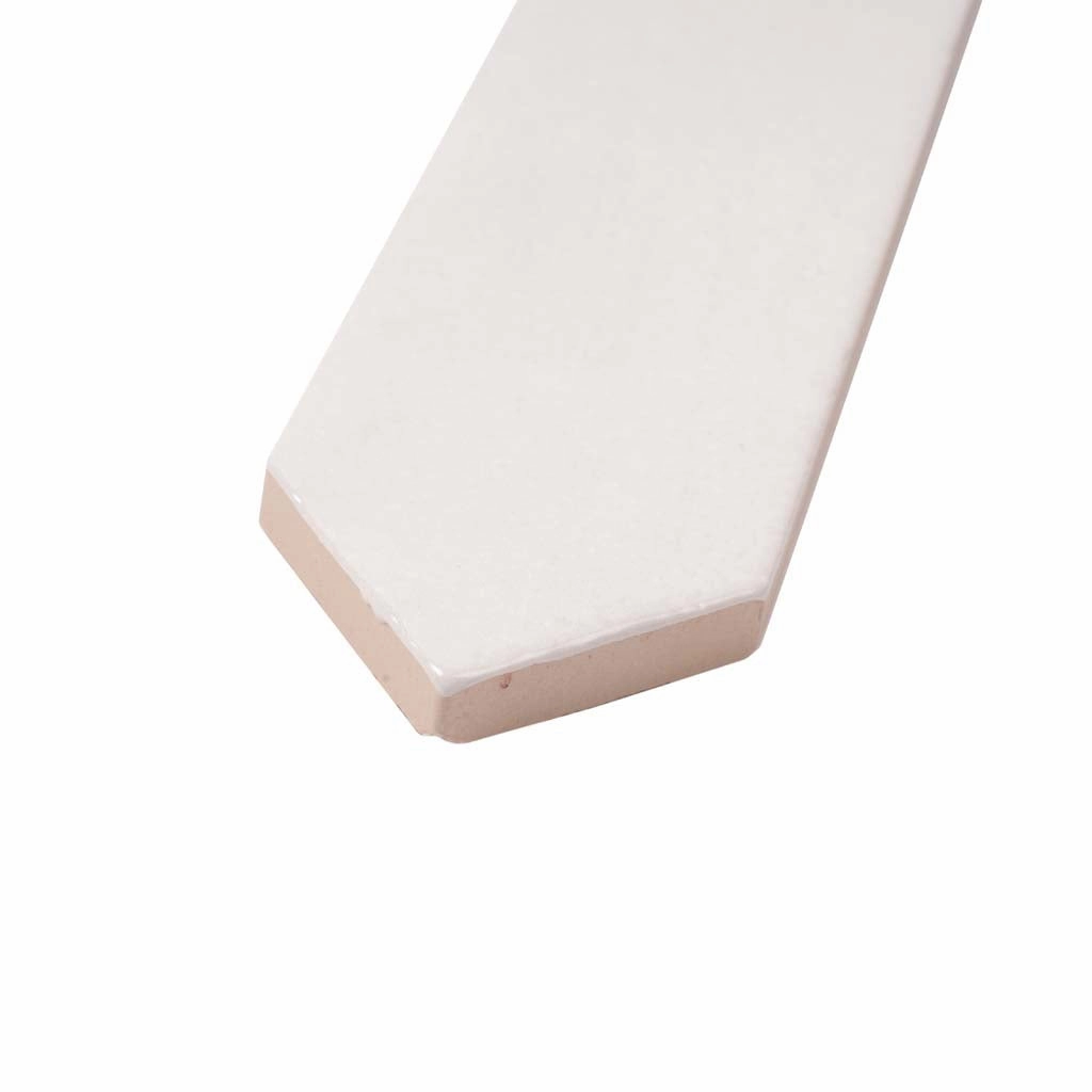 Pearl White 2x10 Glossy Picket Ceramic Tile (23 pack, 2.37 sq ft/case)