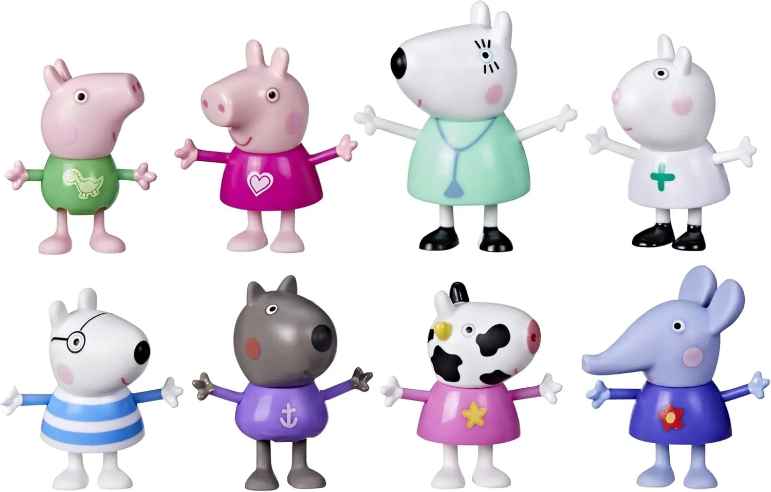Peppa Pig Dr. Polar Bear Calls On Peppa and Friends Figure Pack, Includes 8 Figures, Preschool Toys, Ages 3 and Up (Amazon Exclusive)