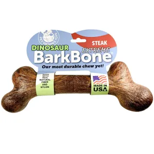 Pet Qwerks Dinosaur Extreme Steak BarkBone