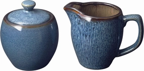 Pfaltzgraff Monroe Blue Sugar and Creamer Set, 2 Piece
